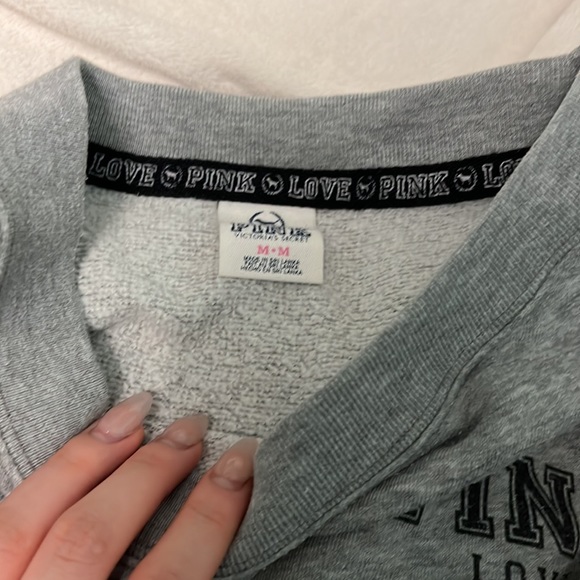 PINK crop crewneck - Picture 2 of 3